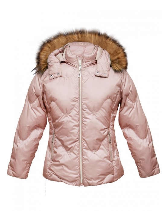 Girls Jacket Quilted Rose Pink